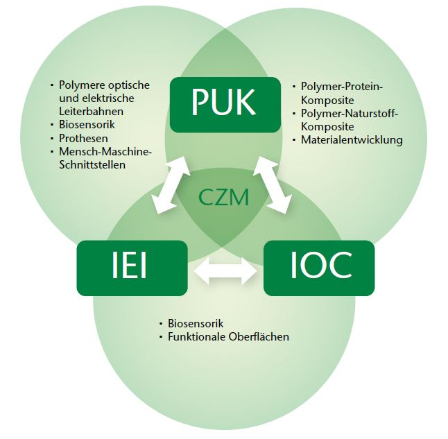 Polymersysteme, Mikrosensorik und Biologisierung
